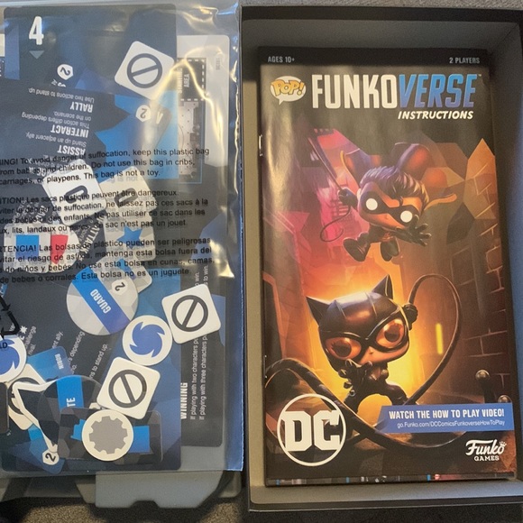 Funko Pop - Funkoverse Strategy Game - DC version with Robin and Catwoman - Picture 3 of 4
